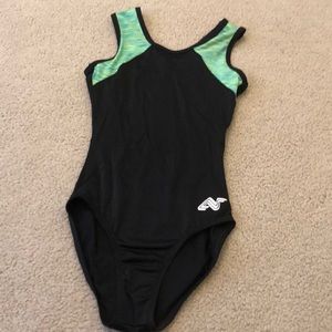 Alpha factor gymnastics leotard